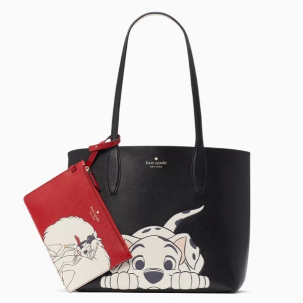 Kate Spade New York

DISNEY X KATE SPADE NEW YORK SMALL DALMATIANS TOTE BAG - Picture 10 of 11